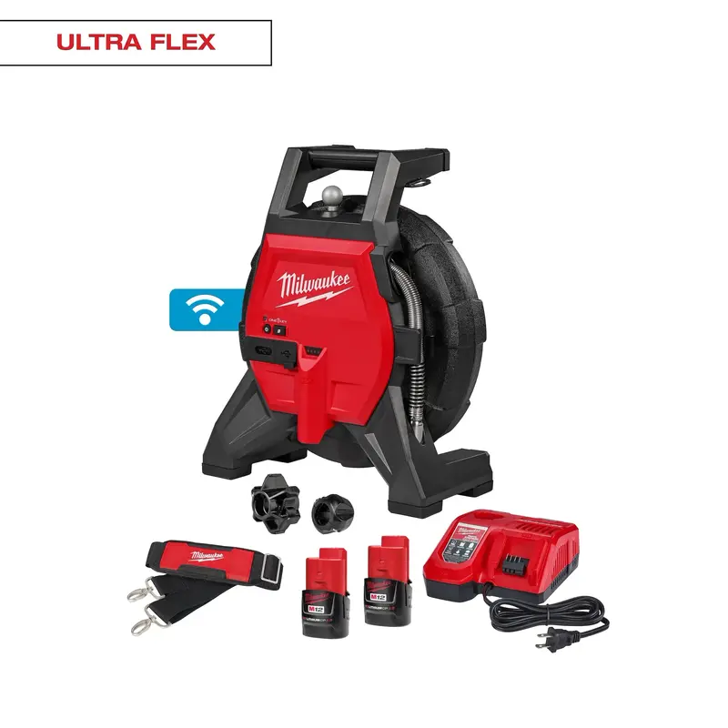 Milwaukee M12 Ultra Flex Inspection Camera Kit – 65-Inch Flexible Probe With Display 1