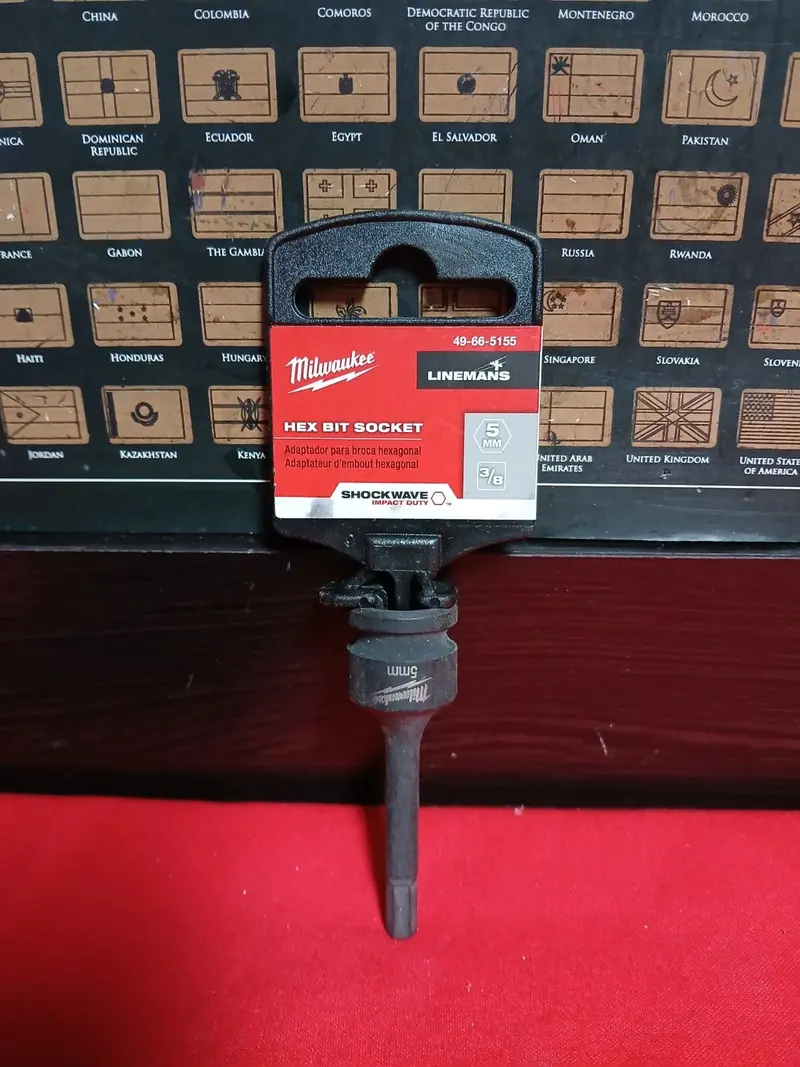Milwaukee Shockwave Lineman’S Hex Bit Socket – 3/8" Drive, 5Mm 1